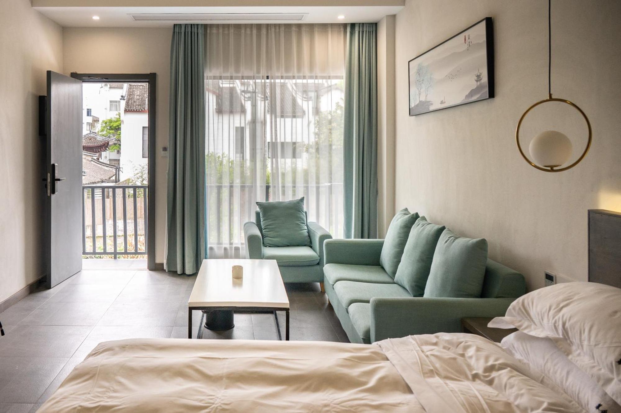 Tingjian Musu Private Soup Design Homestay - South Gate Of Wuzhen Xizha Scenic Area Tongxiang Buitenkant foto