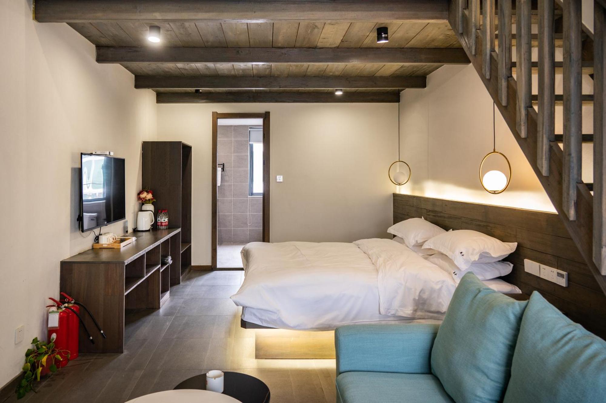 Tingjian Musu Private Soup Design Homestay - South Gate Of Wuzhen Xizha Scenic Area Tongxiang Buitenkant foto