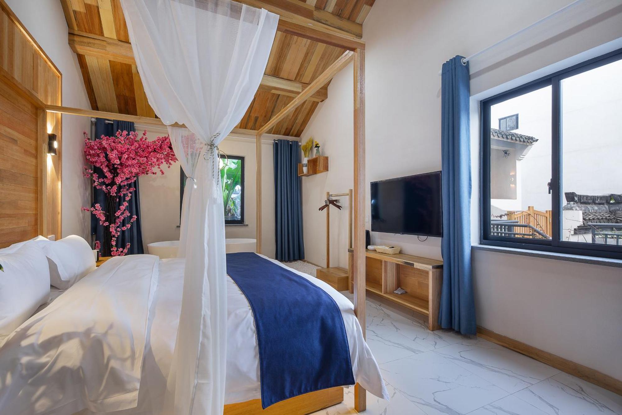 Tingjian Musu Private Soup Design Homestay - South Gate Of Wuzhen Xizha Scenic Area Tongxiang Buitenkant foto