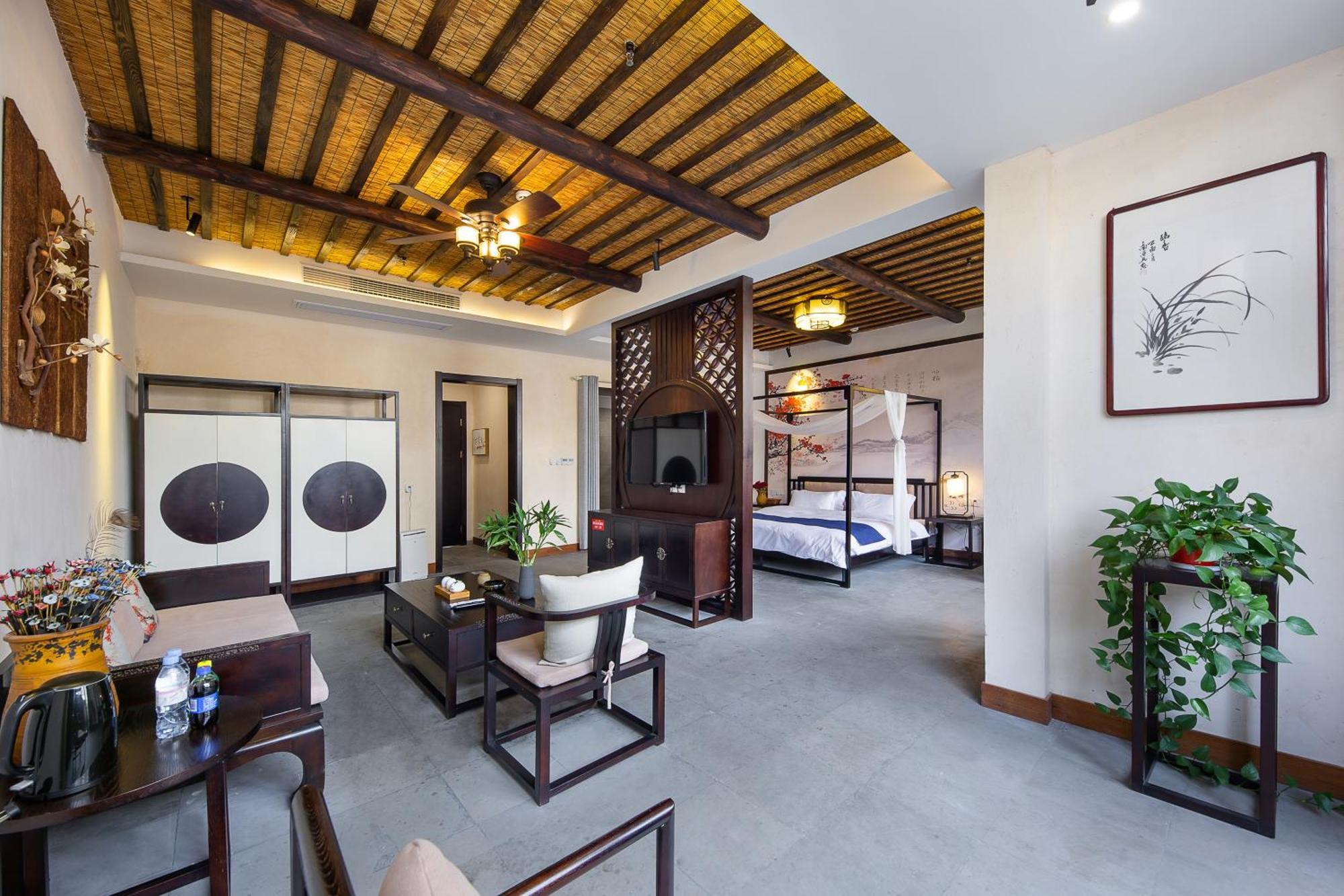 Tingjian Musu Private Soup Design Homestay - South Gate Of Wuzhen Xizha Scenic Area Tongxiang Buitenkant foto