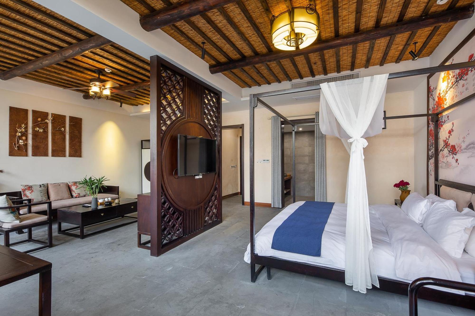 Tingjian Musu Private Soup Design Homestay - South Gate Of Wuzhen Xizha Scenic Area Tongxiang Buitenkant foto
