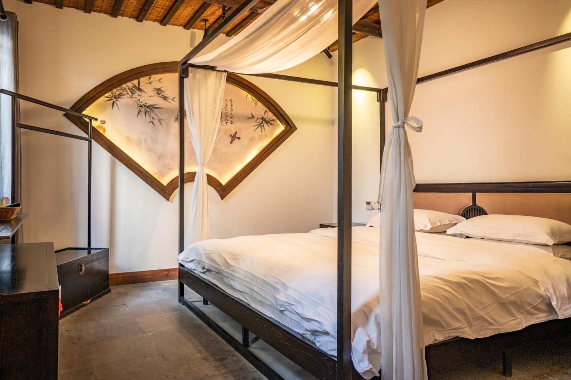 Tingjian Musu Private Soup Design Homestay - South Gate Of Wuzhen Xizha Scenic Area Tongxiang Buitenkant foto
