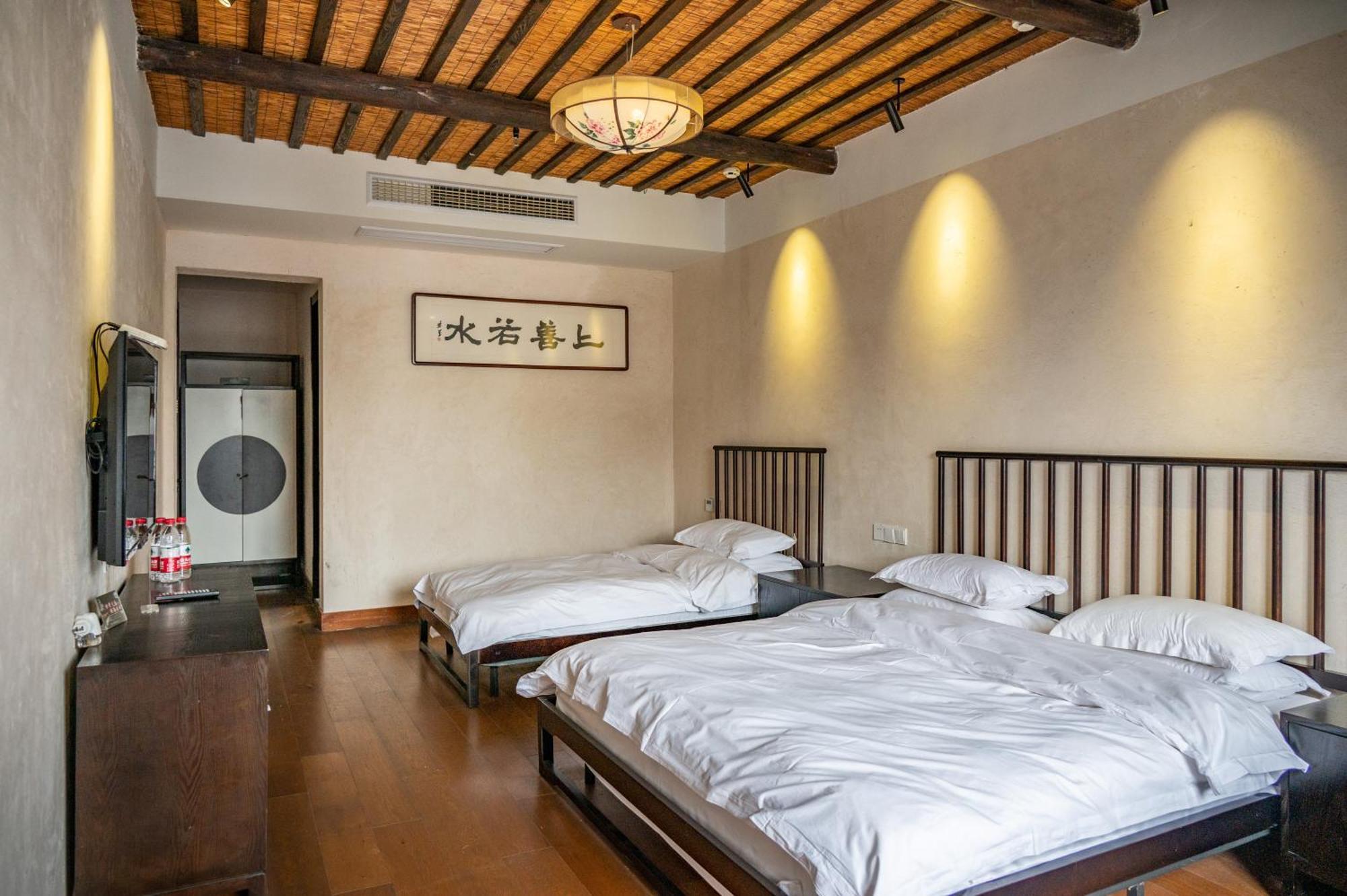Tingjian Musu Private Soup Design Homestay - South Gate Of Wuzhen Xizha Scenic Area Tongxiang Buitenkant foto