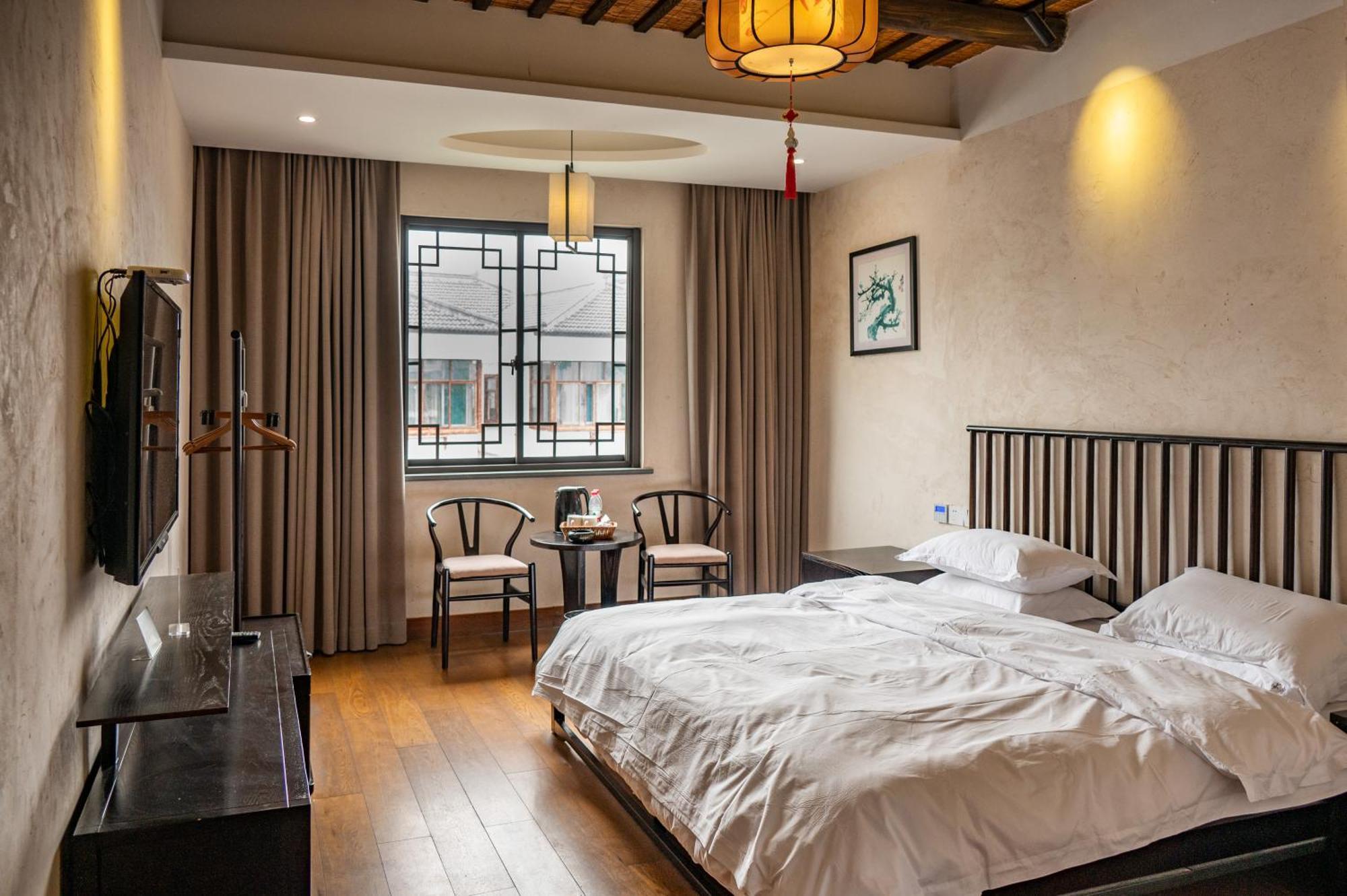 Tingjian Musu Private Soup Design Homestay - South Gate Of Wuzhen Xizha Scenic Area Tongxiang Buitenkant foto